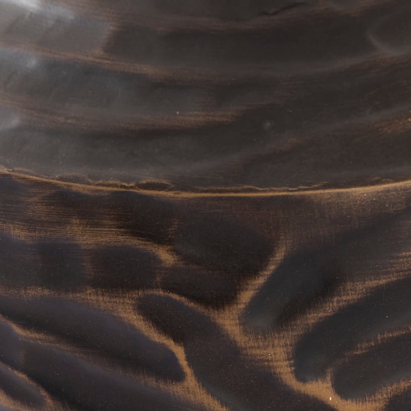 Elk Home Council Bronze Finish Metal 10 Inch Wide Vase