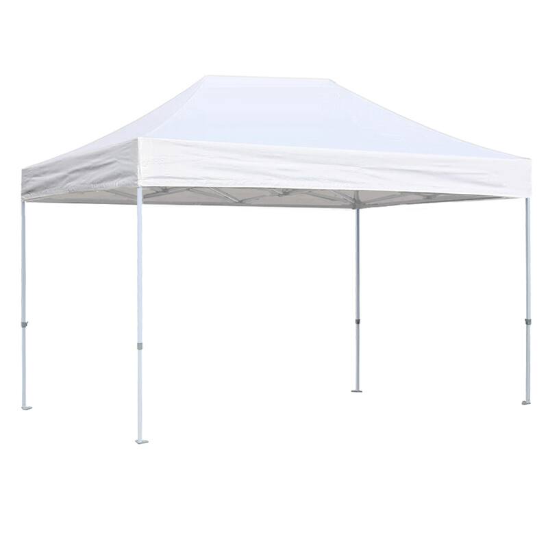 Aeocia 8x12 ft. Commercial Canopy Portable Party Tent with Roller Bag - 8x12 ft. - White