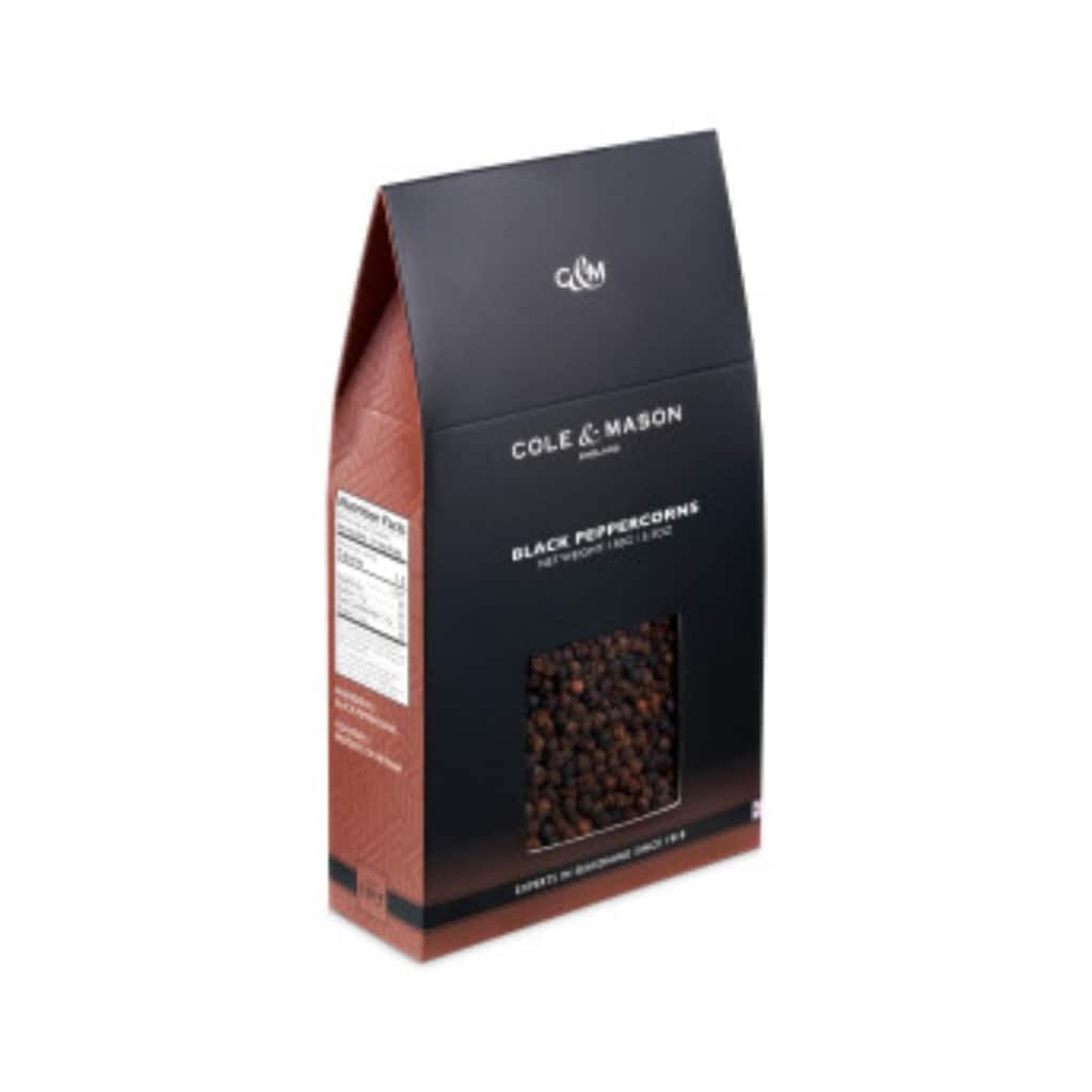 Cole & Mason Black Peppercorns Box Refill 5.3oz