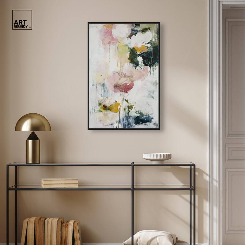 Dripping Colors IV Canvas by Art Remedy