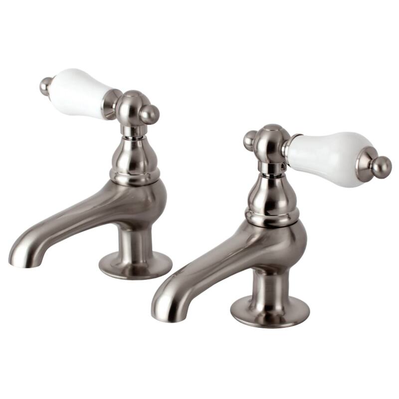 Kingston Brass Vintage Basin Tap Faucet - Brushed Nickel
