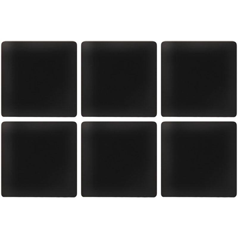 Apollo tile 12" x 12" Colorway Matte Black Glass Tile (9.67 sq ft/case) - 10 Pack