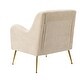 preview thumbnail 16 of 53, Hyperboreüs Upholstery Accent Armchair with Tufted Back by HULALA HOME