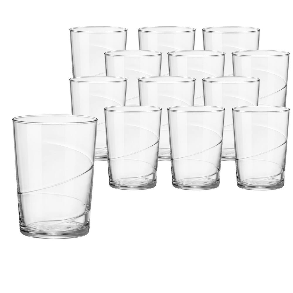 Bormioli Rocco Set of 12 Bodega Swirl Glasses