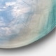 preview thumbnail 8 of 8, Designart 'Agate beautiful colorful slices and texture' Oversized Modern Wall CLock 16 in. wide x 16 in. high