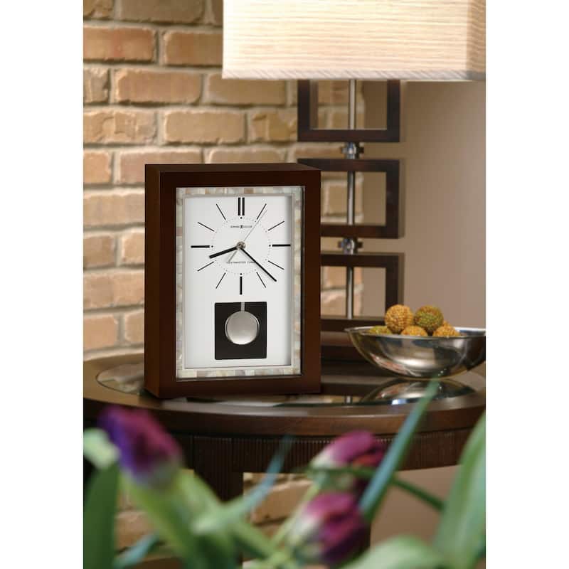 Howard Miller Mia Chiming Mantel Clock with Pendulum
