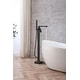 preview thumbnail 5 of 9, Elegant Lighting FAT-8002 Henry Floor Mounted Clawfoot Tub Filler with