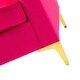 preview thumbnail 31 of 71, Clos 51'' Modern Upholstered Sofa with Golden Legs by HULALA HOME