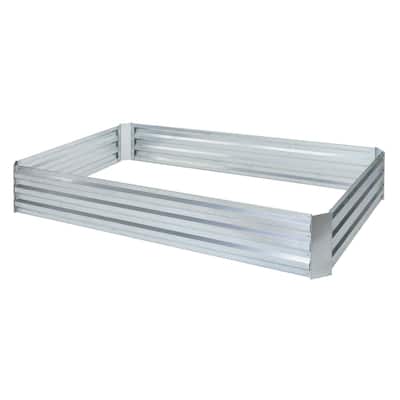 DreamPatio Dama 6 ft x 3 ft Galvanized Steel Planter Box