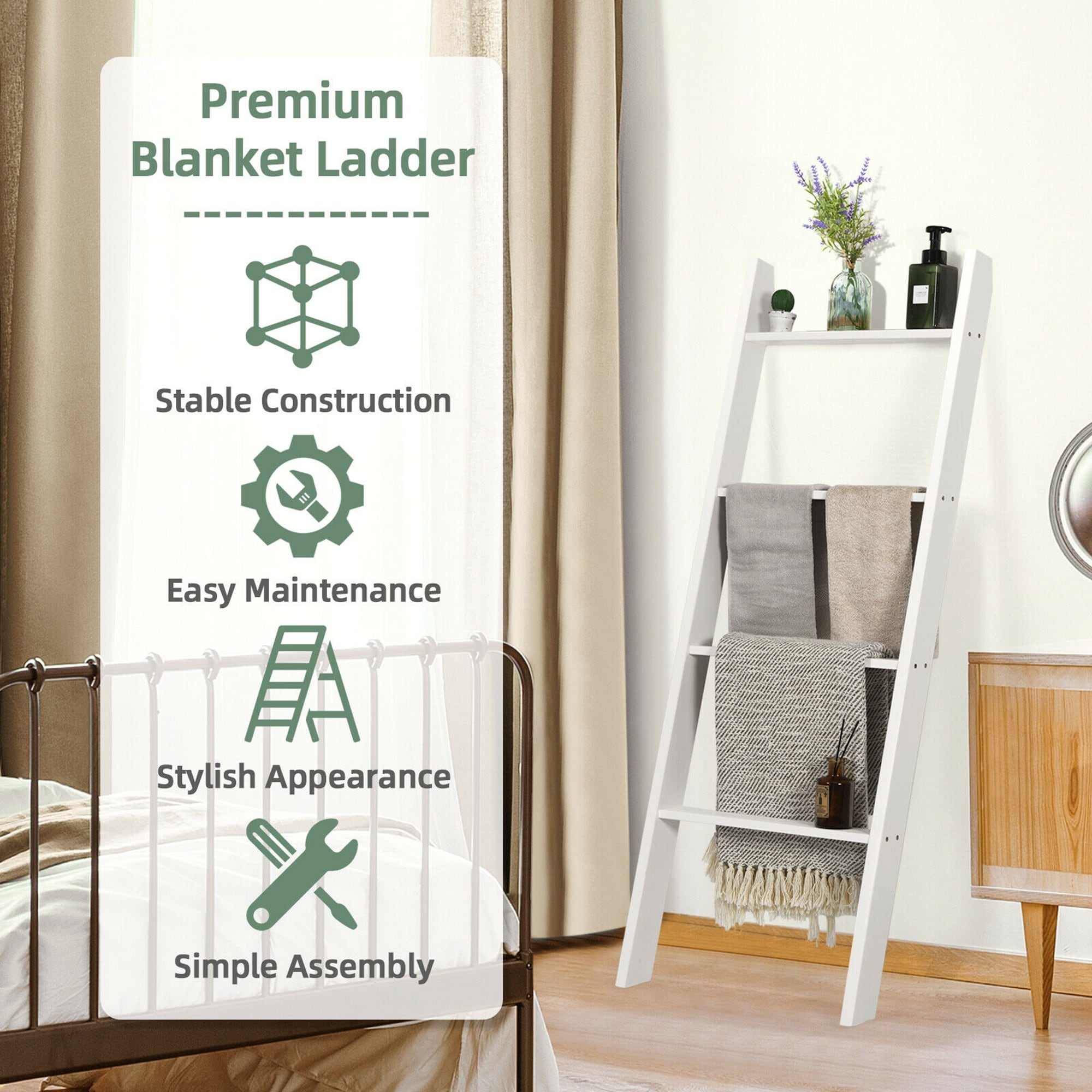 Bed bath and online beyond blanket ladder