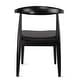 preview thumbnail 23 of 58, Set of 2 Kennedy Elbow Chairs Farmhouse Wooden Dining Chairs With PU Leather Or Fabric Cushion Seat, Modern Accent Side Chairs