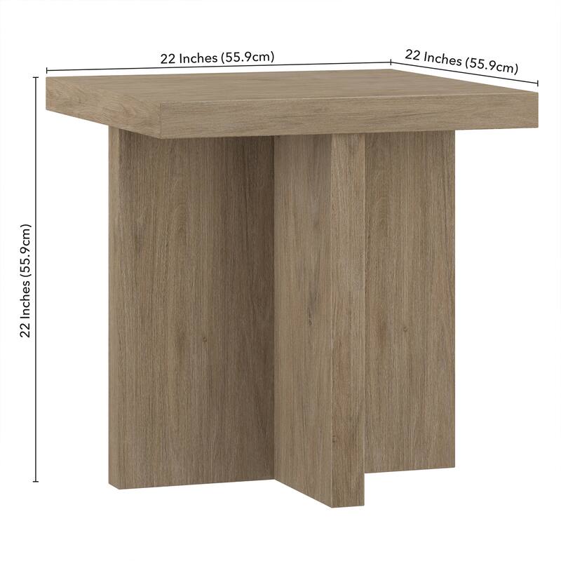 Elna 22" Wide Rectangular Side Table - 22" Wide