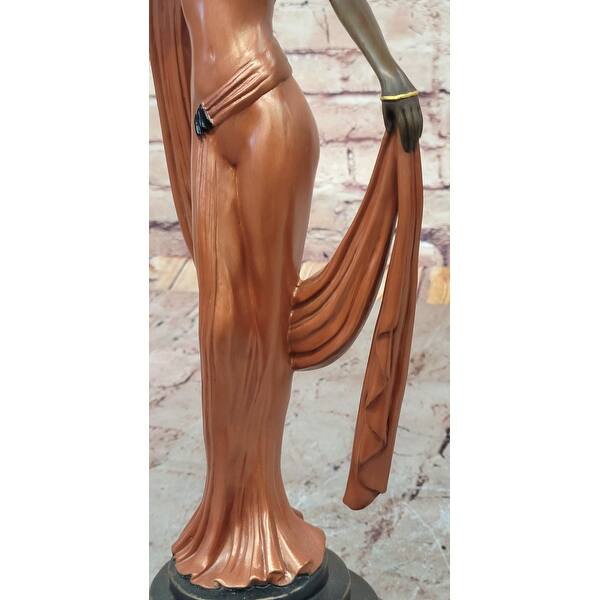 J. Erte Art Deco Bronze Lady With Mask undefined Elegant Figurine In  Flowing Dress On Marble Base - Bed Bath & Beyond - 42596385