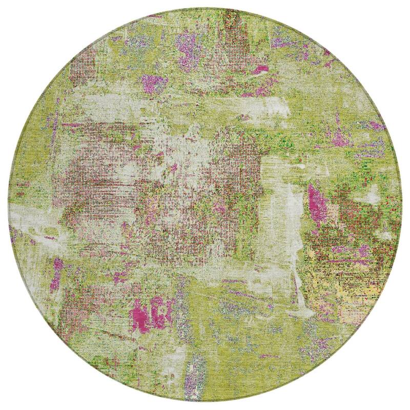 HomeRoots Abstract Transitional Rectangle Outdoor Rug