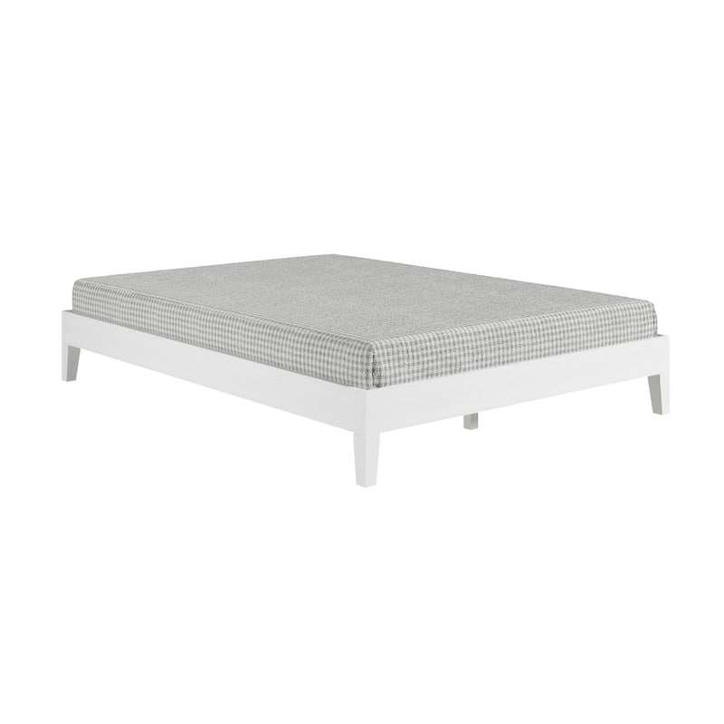 Steve Silver Nola Platform Bed - White - Queen