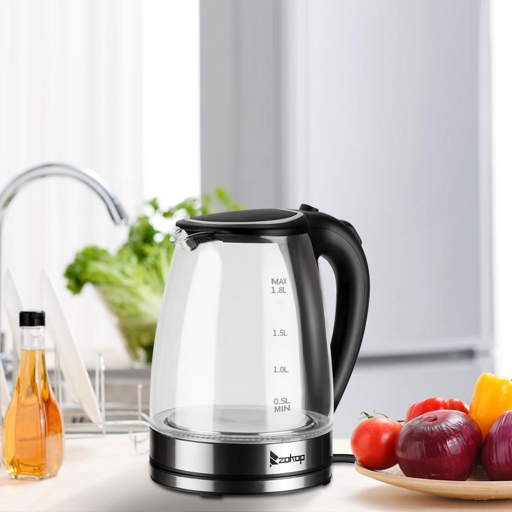 1500W 1.8L Electric Glass Kettle