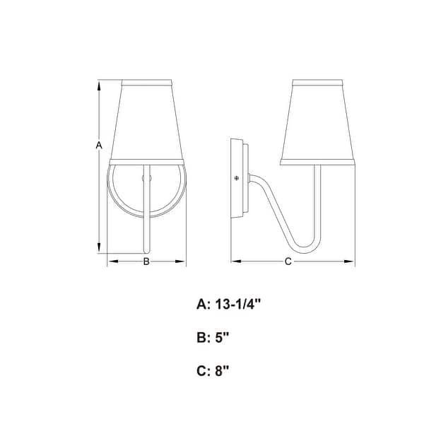 Vaxcel Lighting W0473 14" Tall Wall Sconce