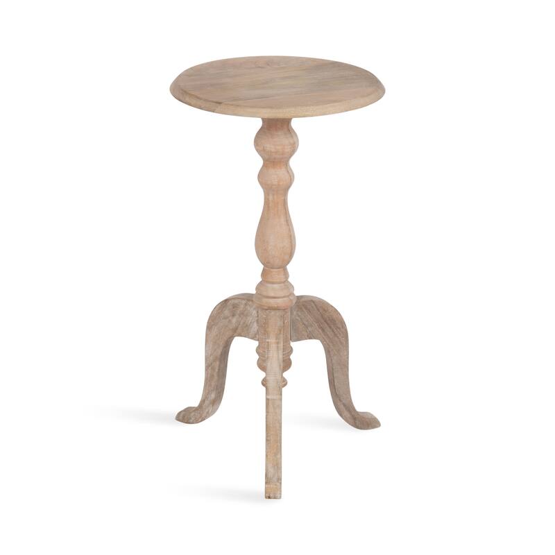 Kate and Laurel Tourneaux Wood Side Table - 16x16x26 - Natural