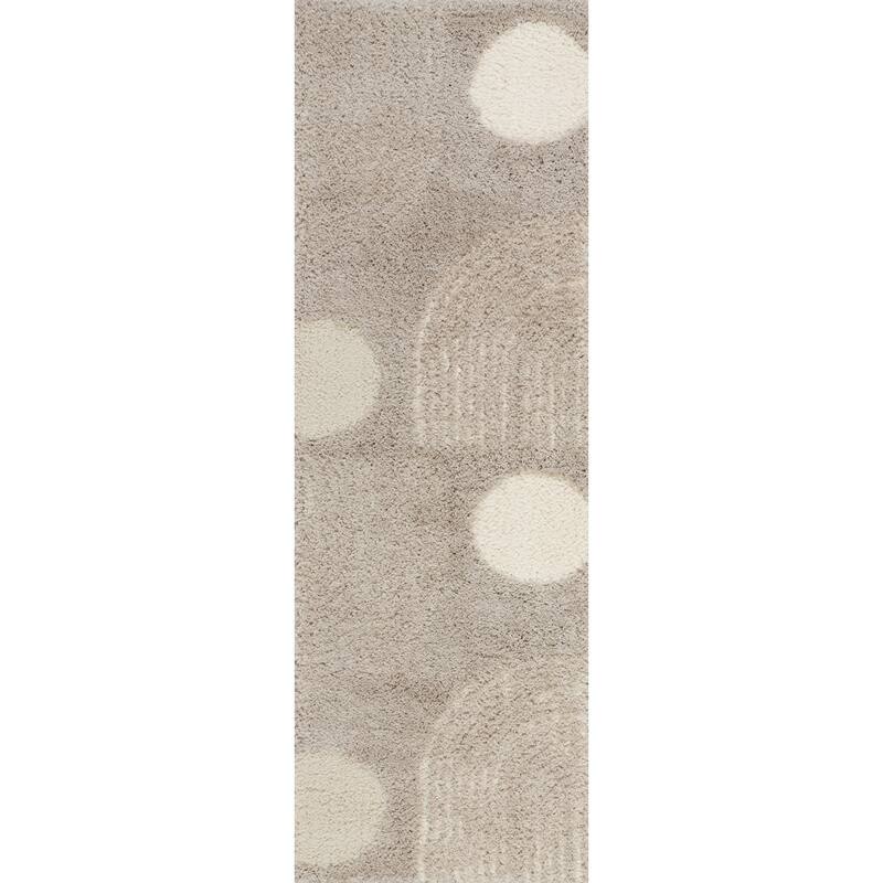 Nuloom Gloria Abstract Shag Area Rug - 2'6" x 10' Runner