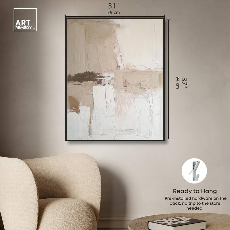 Subtle Earth Tones I Canvas by Art Remedy