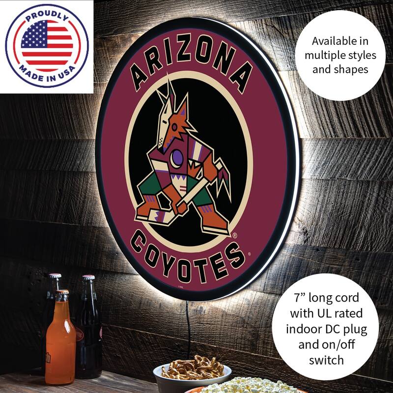 Arizona Coyotes LED Lighted Sign