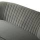 HULALA HOME Monica Modern Velvet Tufted Loveseat with Metal Legs