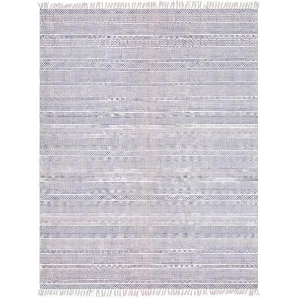 Hand Woven Charleigh Cotton Area Rug On Sale Overstock 10958213 8 X 10 Light Grey