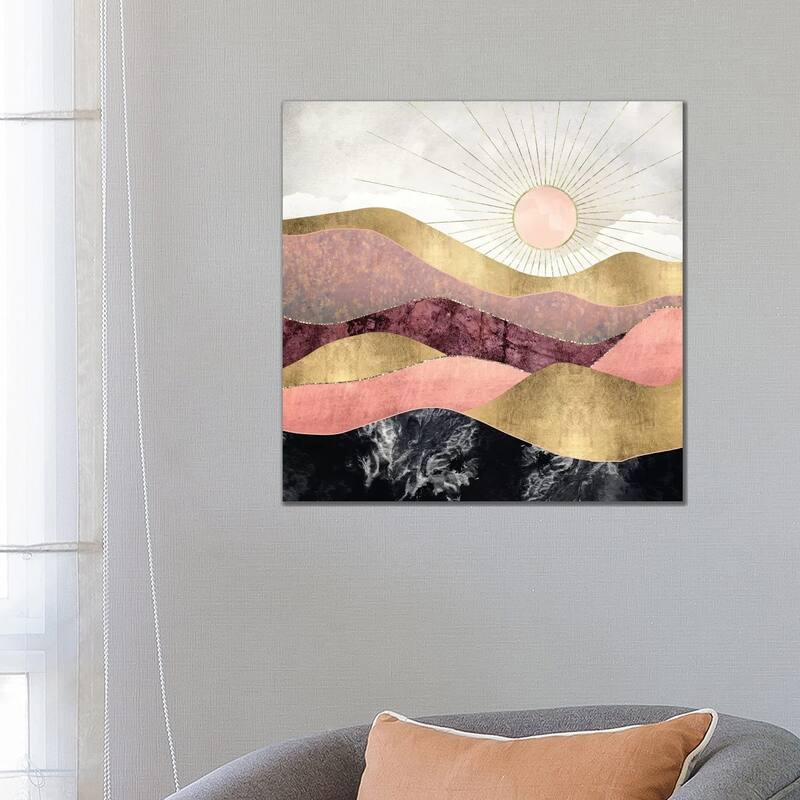 iCanvas "Blush Sun" by SpaceFrog Designs Canvas Print - 26x26x1.5