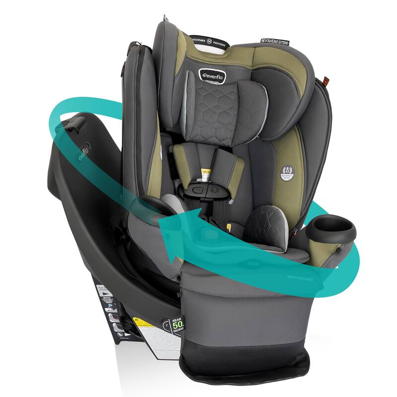 Revolve360 Extend All-in-One Rotational Car Seat with Quick Clean Cover