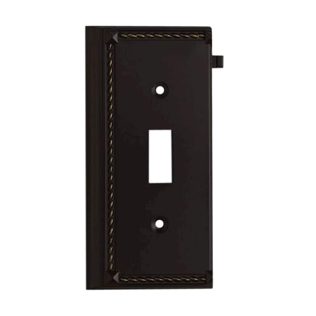 Elk Home Clickplates Aged Bronze Metal 2 Inch Wide Clickplate