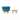 Outdoor CORNER CHAIR and COFFEE TABLE, TEAL