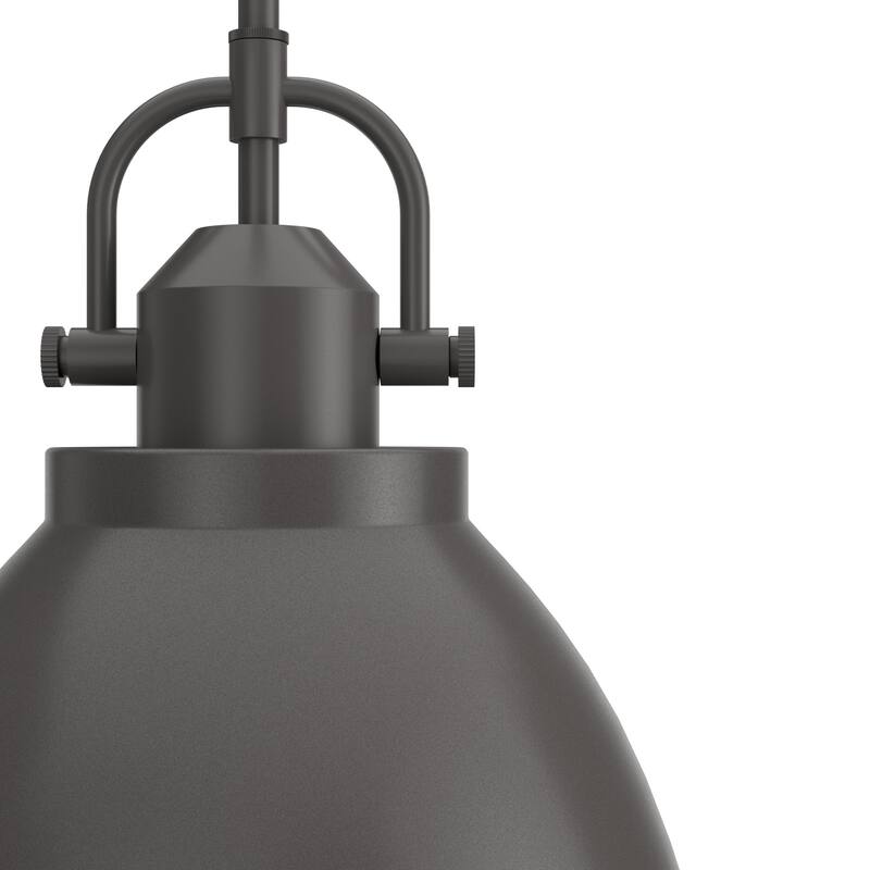 Hunter Bridgemoor 14" 2-Light Pendant - Kitchen Island, Dining Room - Modern Industrial, Farmhouse