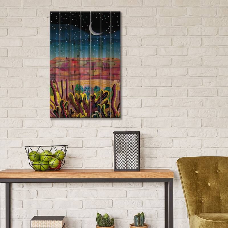 Decembrinas Print On Wood by Charles Harker - Multi-Color