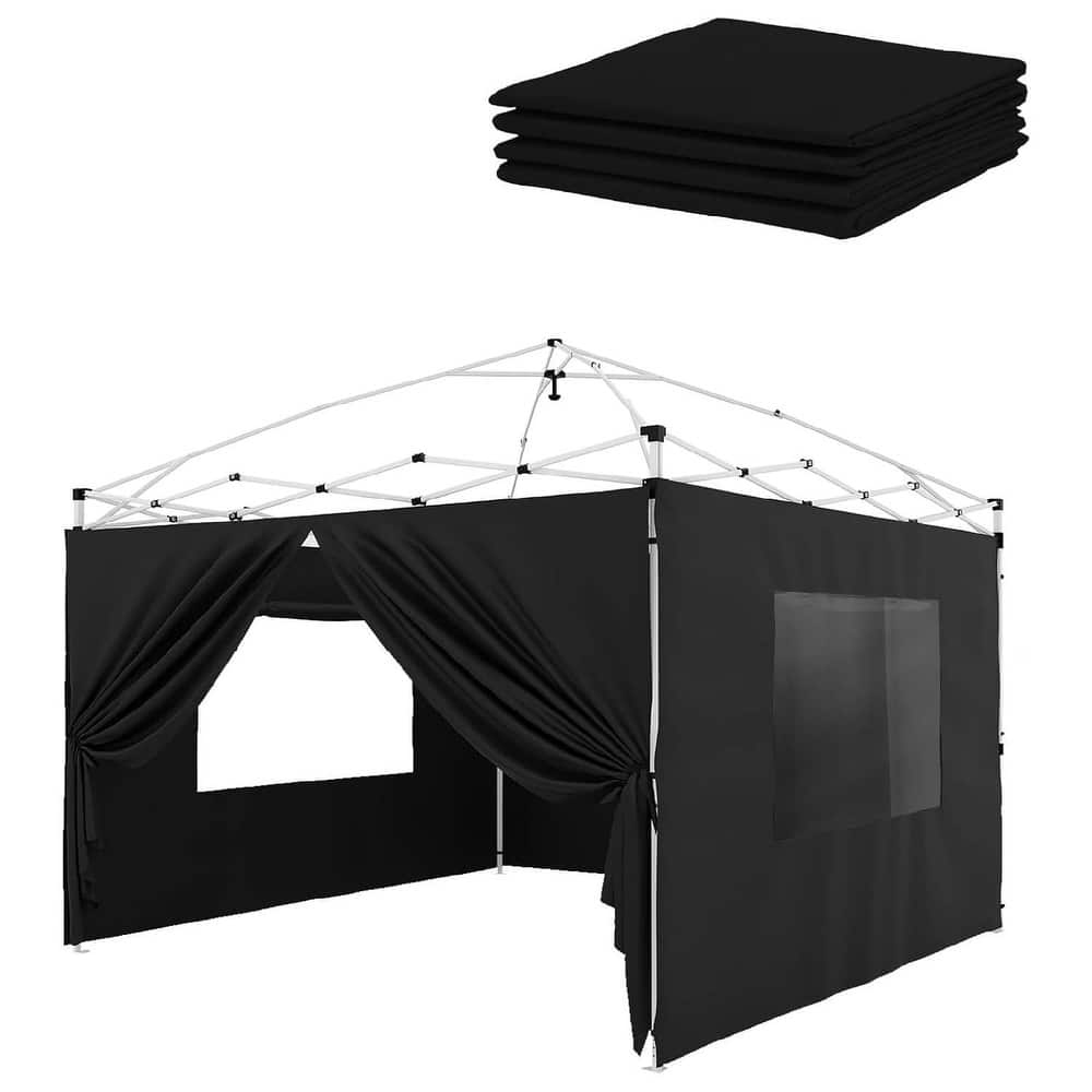 4-Piece Waterproof Replacement Tent Sidewalls, SunWall Panels for 10x10ft Pop Up Canopy (Canopy Tent NOT Included) - N/A