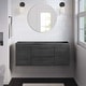 preview thumbnail 1 of 51, Render 48" Single Sink Compatible (Not Included) Bathroom Vanity Cabinet Charcoal