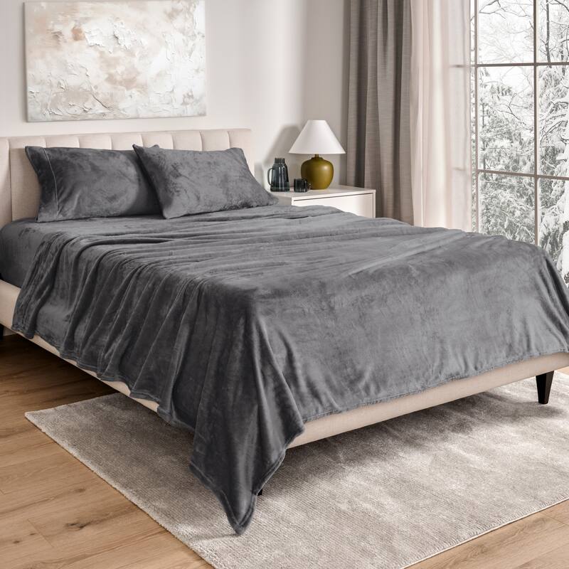 Bare Home Velvety Soft Microplush Sheet Set