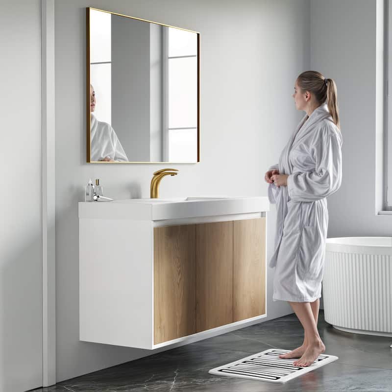 Kennan 48" Single Bathroom Vanity Set with Rectangle Legs