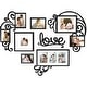 preview thumbnail 5 of 11, HELLO LAURA Heart-Shaped Photo Frame Set Wall Hanging Picture Frame