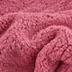 3-Piece Floral Printed Sherpa-Backing Reversible Comforter Set