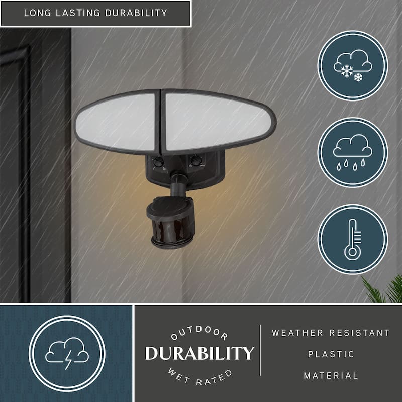 Vaxcel Lighting T0783 Palatine 2 Light 9" Tall LED Outdoor Wall Sconce