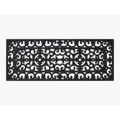 A1HC 100% Rubber Beautifully Hand Finished Elegant Large Doormat for Indoor Outdoor Use