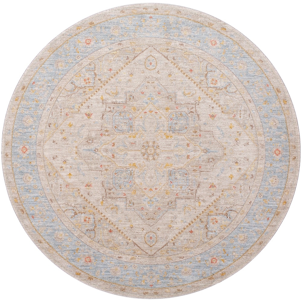 Livabliss Traditional Avant Garde Medallion Area Rug