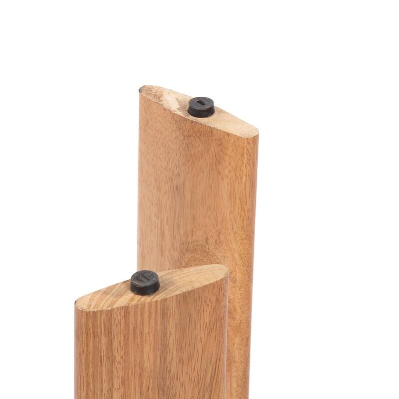 Kate and Laurel Vaux Chunky Side Table - 22x14x22