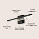 preview thumbnail 30 of 62, JONATHAN Y Baxter 22" 1-Light Modern Contemporary 360-Degree Rotatable Iron/Seeded Acrylic Integrated LED Vanity Light