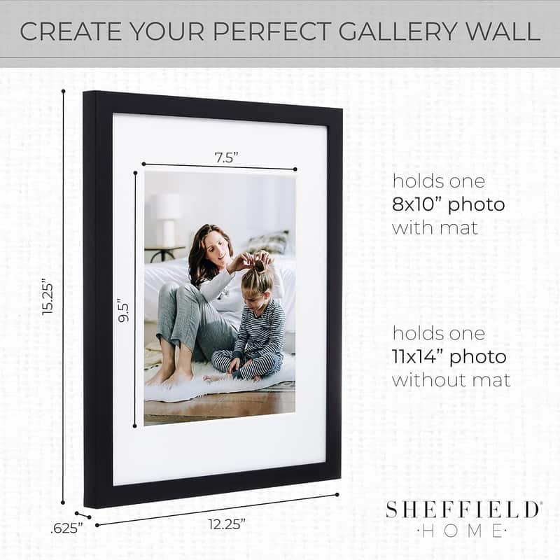 Sheffield Home 9 Piece Gallery Wall Frame Set,