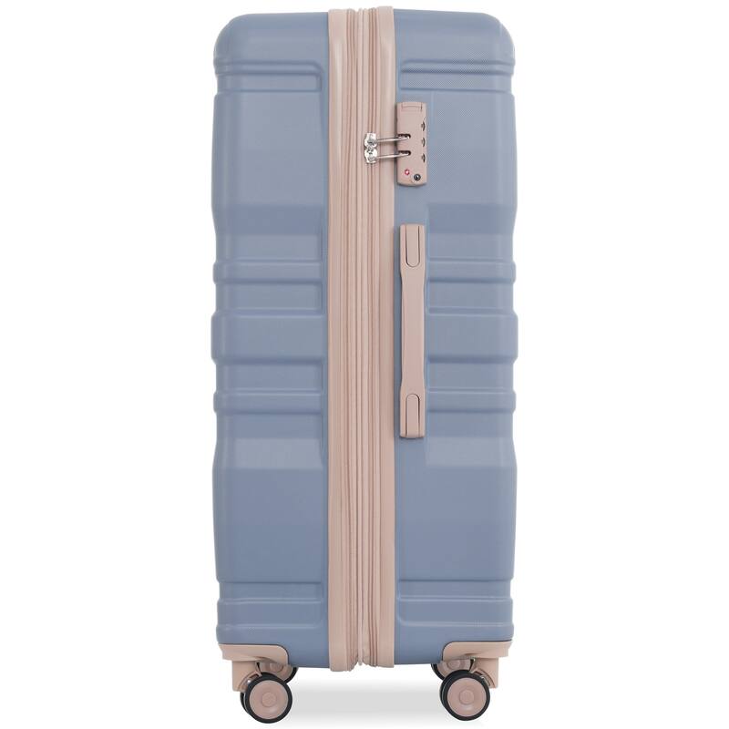 3 Pcs Luggage Set, Expandable ABS Hardshell Suitcases Spinner Wheels with TSA Lock 20''24''28''