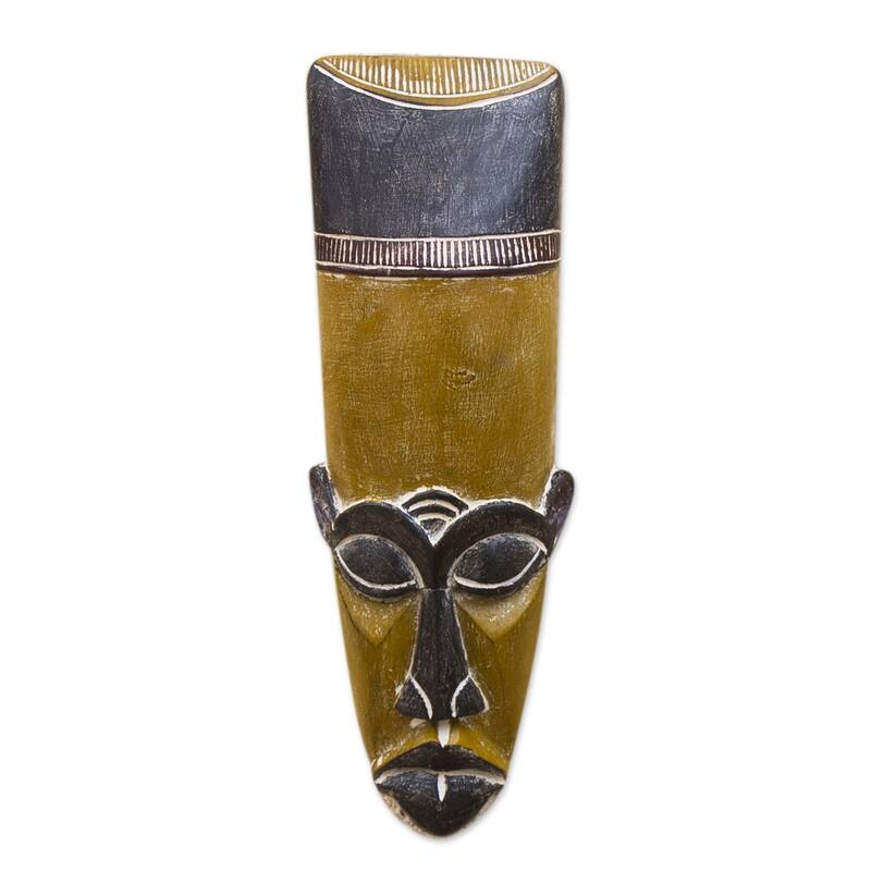 Novica Handmade Frafra African Wood Mask