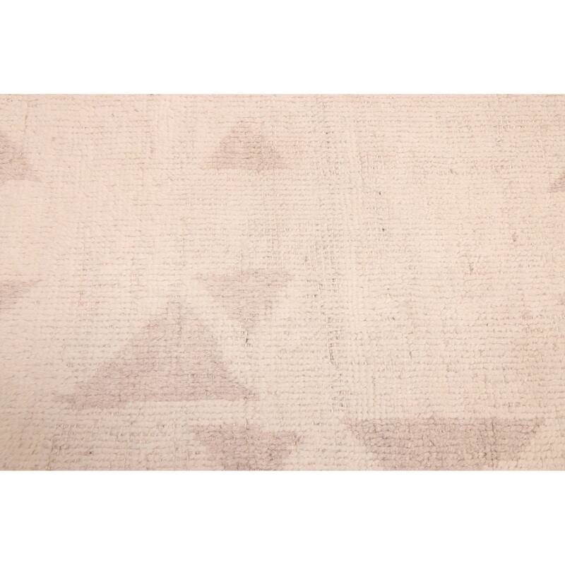 ECARPETGALLERY Hand-knotted Pak Finest Marrakesh Ivory Wool Rug - 8'4 x 11'6