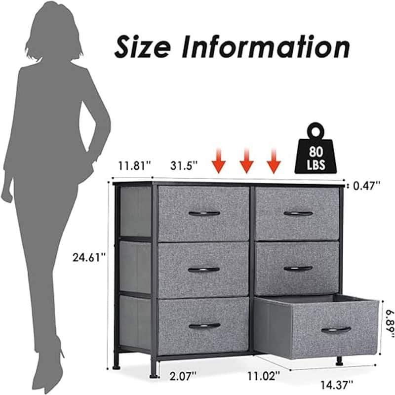 Fabric Closet Dresser & Chests of Storage Bedroom
