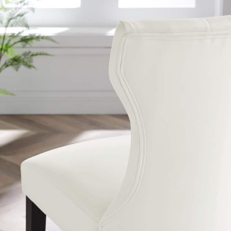 Silhouette Performance Velvet Dining Chairs - Set of 2 - N/A
